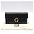 Gucci Langer schwarzer Geldbeutel Sima Sima Signature Gold Interlocking - Ansicht 2