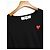 Comme Des Garcons Maglia da uomo nera e rossa con toppa Nero - vista 2