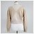 Hermès Langarm-Kaschmirpullover für Damen aus Strick Blanc Nautirelle Orange - Ansicht 8