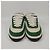 Chanel Baskets en daim vert avec logo CC - vue 3