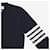 Thom Browne Gestreifter Strickpullover Schwarz  - Ansicht 8