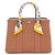 Hermès Set Borsa Tote Garden Party Gold e Twilly Marrone