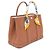 Hermès Set Borsa Tote Garden Party Gold e Twilly Marrone - vista 2