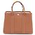 Hermès Set Borsa Tote Garden Party Gold e Twilly Marrone - vista 3
