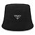 Prada Nylon-Bucket-Hat mit Dreieckslogo für Damen - Ansicht 3