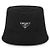 Prada Nylon-Bucket-Hat mit Dreieckslogo für Damen - Ansicht 4