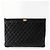 Chanel Clutch Caviar Gold Boy Large Nero - vista 2