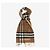 Burberry Sciarpa larga in cashmere a quadri con frange Marrone - vista 7