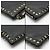 Valentino Clutch con tracolla larga in pelle nera con borchie dorate Nero - vista 11