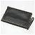 Valentino Clutch con tracolla larga in pelle nera con borchie dorate Nero - vista 4