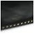 Valentino Clutch con tracolla larga in pelle nera con borchie dorate Nero - vista 7