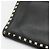 Valentino Clutch con tracolla larga in pelle nera con borchie dorate Nero - vista 8