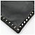 Valentino Clutch con tracolla larga in pelle nera con borchie dorate Nero - vista 9