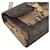 Louis Vuitton Borsa a tracolla con patta Monogram Python Biguato Gold Chain Nero - vista 5