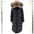 Moncler Boeidic Langdunenjacke mit Fuchsfell Schwarz - Ansicht 2