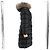 Moncler Boeidic Langdunenjacke mit Fuchsfell Schwarz - Ansicht 5