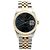 Rolex Datejust raro con quadrante blu originale e cinturino Bindex, orologio combo da uomo