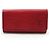 Louis Vuitton Red Ep leather Multi-Clip Key Holder Key Wallet