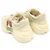 Gucci Ivory Leder Damen-Sneaker mit Erdbeerprint und Messing Weiß - Ansicht 4