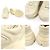 Gucci Ivory Leder Damen-Sneaker mit Erdbeerprint und Messing Weiß - Ansicht 5