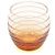 Hermès Amber Fanfare Kristall Old Fashioned Glas-Set Orange - Ansicht 2