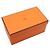 Hermès Amber Fanfare Kristall Old Fashioned Glas-Set Orange - Ansicht 5