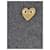 Comme Des Garcons Wollstrickjacke mit goldenem Herz-Patch Braun - Ansicht 5