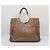 Salvatore Ferragamo Borsa Tote a Spalla con Catena Marrone - vista 6
