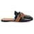 Loewe Mule basse in pelle da donna Gate (Nero/Marrone) Multicolore