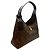 Louis Vuitton Borsa a Spalla Monogram Dior Drop GM Marrone - vista 3