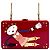 Prada Borsa a tracolla cross body trunk con catena robot in acrilico Cupid Trick Rosso - vista 6