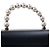 Jimmy Choo AVENUE TOPHANDLE RMA SCHWARZ LIGHT GOLD - Ansicht 7