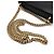 Gucci Borsa a Spalla Supreme Padlock Small Nero - vista 5