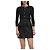 Hermès Leichter Kurzarm-Cardigan für Damen Noir Mehrfarben - Ansicht 2