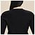 Hermès Leichter Kurzarm-Cardigan für Damen Noir Mehrfarben - Ansicht 5