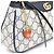 Gucci Borsa a tracolla e borsa a spalla GG Supreme Ophidia Small con catena dorata Blu - vista 5