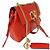 Valentino Schultertasche mit Ringkette in Rot - Ansicht 2