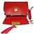 Valentino Schultertasche mit Ringkette in Rot - Ansicht 6