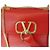 Valentino Schultertasche mit Ringkette in Rot - Ansicht 7