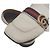 Gucci Mule PEYTON in pelle bianca con banda Web GG da donna Bianco - vista 7