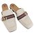Gucci Mule PEYTON in pelle bianca con banda Web GG da donna Bianco - vista 8
