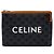 Céline Clutch Pouch Small in Canvas Triomphe Nero