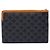 Céline Clutch Pouch Small in Canvas Triomphe Nero - vista 5