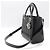 Dior Borsa a tracolla Lady Medium in vernice nera cannage argento Nero - vista 3