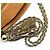 Mulberry Borsa a tracolla con catena e nappa leopardata in pelle marrone - vista 4