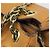 Mulberry Borsa a tracolla con catena e nappa leopardata in pelle marrone - vista 5