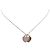 Tiffany & Co Mini collana con pendente a doppio cuore in argento e oro rosa