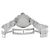 Clé de Cartier Uhr aus Stahl Silber - Ansicht 4