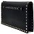 Valentino Clutch Rockstud Flap Nero - vista 2