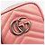 Gucci Borsa a tracolla mini GG Marmont trapuntata Rosso - vista 3